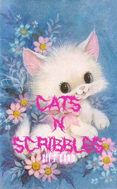 🕊 🎀 𝒢𝒾𝒻𝓉 𝒞𝒶𝓇𝒹 🎀 🕊 - Cats n Scribbles